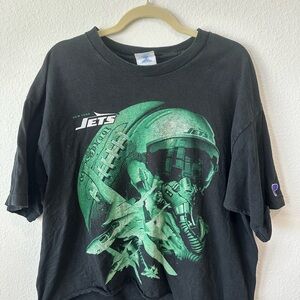 Pro Player Vintage New York Jets Cropped Shirt